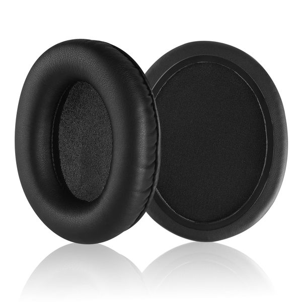 Yizhet Earpads Replacement compatible with Kingston HyperX Cloud II Gaming & HyperX Cloud 2 Headphone Ear Pads Protein Leather & Memory Foam Headset Ear Cushion Cover Pads (1 Pair, Black)