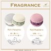 Sweets Maison OB-SMH-9-1 Macaron Fizz Bath Salts, Set of 3, Pistachio & Raspberry Series