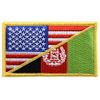 US Flag/Afghan Flag Patch, Full Color