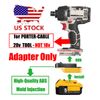 1x Adapter for DeWalt 20V MAX Battery Convert To fits PORTER-CABLE 20V MAX Tools