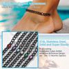 PROSTEEL Ankle Bracelets for Women Plus Size Ankle Chains