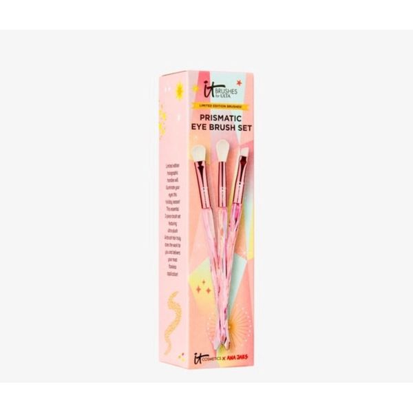 IT COSMETICS LIMITED EDITION Prismatic Eye Brush Set W/ # 105 # 112 # 122 - NEW!