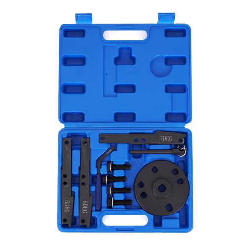 MOCA Engine Brake Adjustment Tool Camshaft Timing Tool Kit Fit for Cummins is 15 Engine 4/5/ 6/7 Degree Wedge 7MM