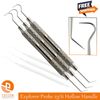 3Pcs Dental 23/6 Endodontic Explorer Probe Hollow Handle Tartar Remover Scraper