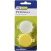 Ezy Dose Daily Pill and Vitamin Container (2 count) │ Portable Pill Box