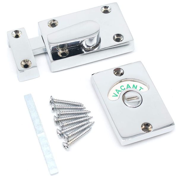 Toilet Indicator Bolt Vacant/Engaged Polished Chrome