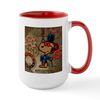 CafePress Steampunk Snoopy Large Mug 15 oz (444 ml) Ceramic Coffee Mug