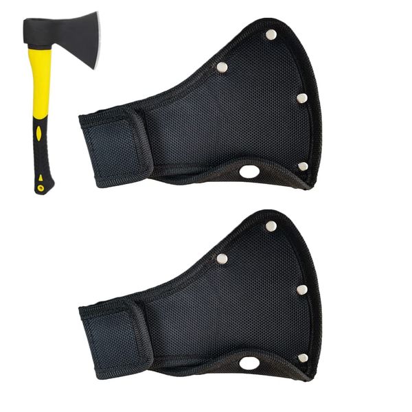 2 Pcs Nylon Single Bit Axe Head Holster Hatchet Sheath Cover Hatchet Protector for Camping, Hunting, Storage During Survival,Suitable for 600G axe