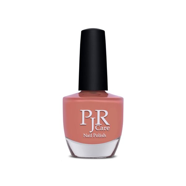 PJR Care Nude Nail Polish Quick Dry Colour I Feel Safe - Ultra Long Wear Halal Breathable, Pink Nail Polish Vegan and Non Toxic Nail Varnish - Gifts for Her Nail Art 15 ml