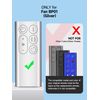 Snrigw Replacement Remote Control for Dyson BP01 Compatible with Air Purifier & Tower Fan Easy Setup & Silent Operation (Silver)