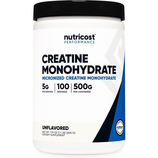 Creatine Monohydrate Micronized Powder 500G, 5000Mg per Serv (5G) - Micronize...