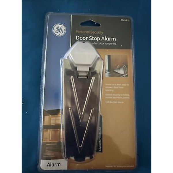 GE Personal Security Door Stop Alarm  Dorm Home Hotel Apartment Safety NEW 50246