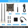 Dual Pixie Tube Sound Level Meter MIC+LINE Audio Display Analyzer Music Spectrum
