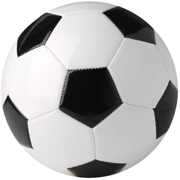 Soccer Ball, No. 3, Test Ball, Air Pump, Children, Elementary School, Junior High School, High School, College, Practice, Game, Soccer Competition, Lightweight, Black and White, No. 3