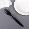 Karat PP Plastic Extra Heavy Weight Forks - Black - 1,000 ct, U2030B