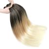 DT CHERYL Pre Stretched Braiding Hair, 6 Pack golden Braided Hair extension 26 inches Synthetic EZ Braid Hot Water Styling Braid Yaki Texture Pre-stretched Hair for Braiding Braids 1B/27/613