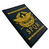 SPQR Ancient Roman Republic PVC Airsoft Paintball Patch (Gold)