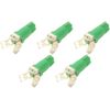 T5 High Brightness Diffused Bloom 3 LED Wedge Bulb , green