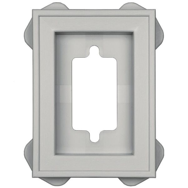 Mid America Vinyl Mount Master Mini Mounting Block Recessed 016 Light Gray