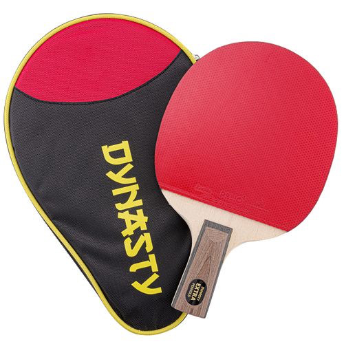 Dynasty Extra Penhold Table Tennis Bat and Bag ITTF Approved Palio Rubbers Chinese Style Ping Pong Bat