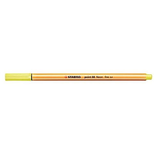 Stabilo 88/024 Highlighter Pen Neon Yellow