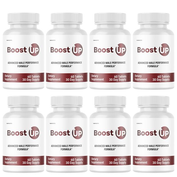 BoostUp for Men Boost Up Male Performance Test Booster - 8 Bottles