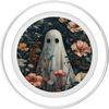Spooky Ghost Cute Cyclamen Flower PopSockets PopGrip for MagSafe