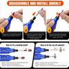Rotary Tool/Multitool Combitool Multi Purpose Mini Rotary Tool Kit Detail Sander with 80PCS Accessory Set & LED Lights – 5 Variable Speed 3000-18000RPM, for Small Crafts & Projects
