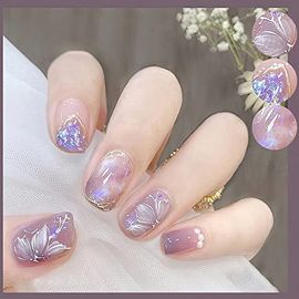 Shop 60pcs Tulip Flowers Nail Charms Nail 3d Charms Luminous Tulip