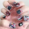 Nail Parts 2 Box Set Metal Studs Nail Cone Crystal Rivets Punk Nail Stone Metal Coating Nail Parts Conical Rhinestone Conical Nail Art Parts Gold Silver Colorful Jewelry Metal Parts Nail Studs Bag Belt Leather Craft DIY Handmade