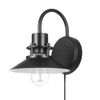 Globe Electric 91002778 Wren 8" Tall Wall Sconce - Matte Black