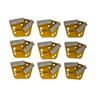 9 Pack Bolt on Diamond Grinding Discs for Concrete Grinders Soft Bond 60 Grit