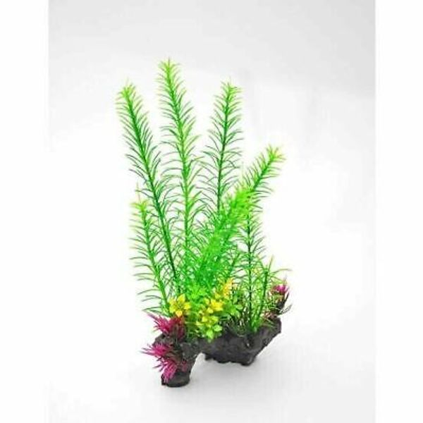 Aquatic Plant Foxtail Ornament Aquatic Decoration 6 x 3 x 11"