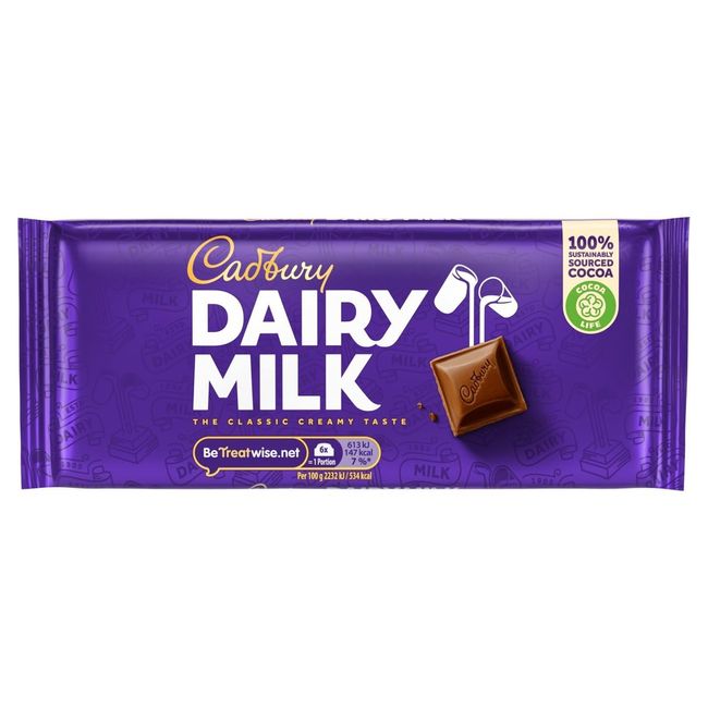 Dairy Milk Sharing Chocolate Bars 110g (Pack of 21)