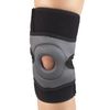 Champion Knee Wrap, Patella Stabilizer Pad, Adjustable Compression, Medium Support, Black, Regular