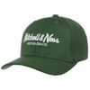 Mitchell & Ness Classic Red Pinscript Snapback, DarkGreen