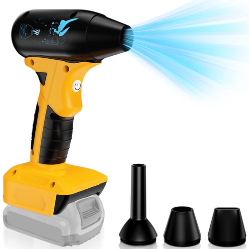 Jet Dry Blower for for Dewalt 20V Battery,130000RPM Electric Air Duster, Jet Fan Blower for Computer Key Board Cleaning,Car Drying,Camping,Outdoors(No Battery)