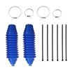 TEAMWILL Universal Silicone Rack And Pinion Steering Boot Pinion Boot Gaiter Kit Blue