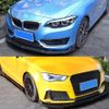 For Chevy Camaro SS Glossy Black Front Bumper Lip Splitter Spoiler Dual-Layer