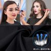 [YIBOOOM] Shampoo Cape, Haircut Cape, Hair Salon, Barber Shop, Hair Cloak, Home, Hair Cut, Adults, Children, Adjustable Hair Apron, Folding, Waterproof, Anti-Static, Haircut Tool (Black)