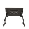 Adjustable Laptop Table Stand Lazy Foldable Computer Desk with Cooling Fan 