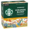 Starbucks Veranda Blend Coffee K-Cups,4/24 Pack-96 K-Cups