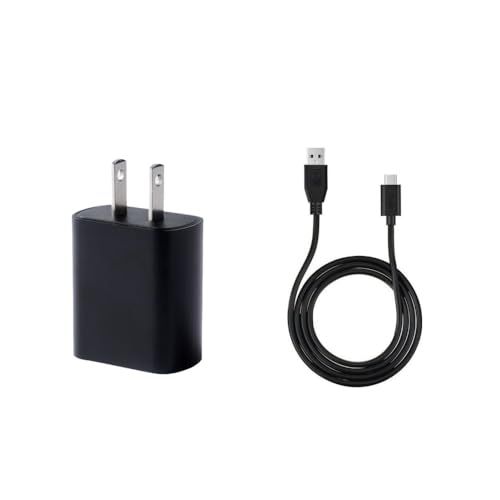 Kircuit USB-C 5V AC/DC Adapter Compatible with MNN M156F01 Portable Monitor 15.6inch Gaming Ultra-Slim IPS Display External Monitor Intertek OTM-521 K10A050200U 5VDC Power Supply Cord Battery Charger