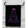 Kheops Goddess Unlined Black Velvet Tarot Bag