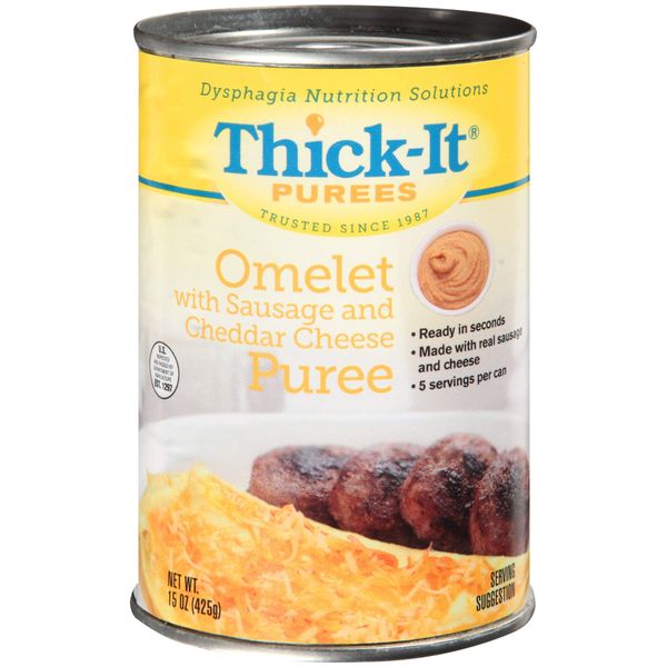 Thick-It Puree 15 oz. Can Sausage/Cheese Omelet Ready to Use Puree, H315-F8800 - Case of 12