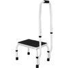 VEVOR Step Stool Ladder 3 Adjustable Height with Handle Max Load 330lbs for RVs
