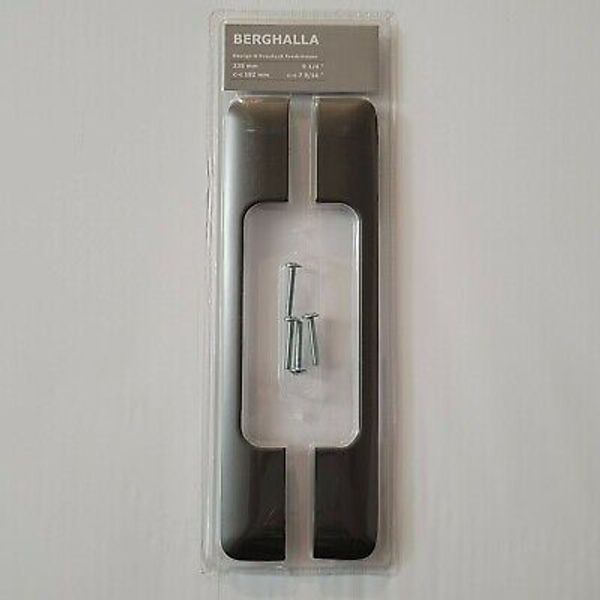 IKEA BERGHALLA Modern Drawer Pull Handles 9 1/4" 103.228.54 Set of 2 BRAND NEW