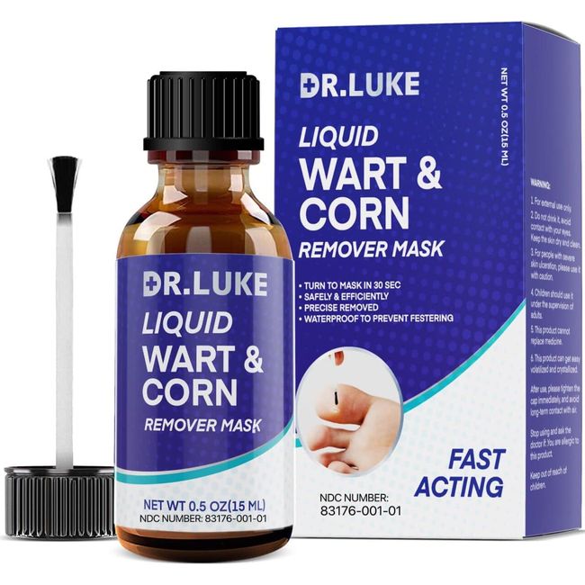 Liquid Wart & Corn Gel Maximum Strength, Wart & Corn Liquid Mask, Exclusive Form