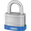 ABUS Padlock 41/50 - Steel Plates - Corrosion-Resistant - ABUS Security Level 7 - Silver and Blue