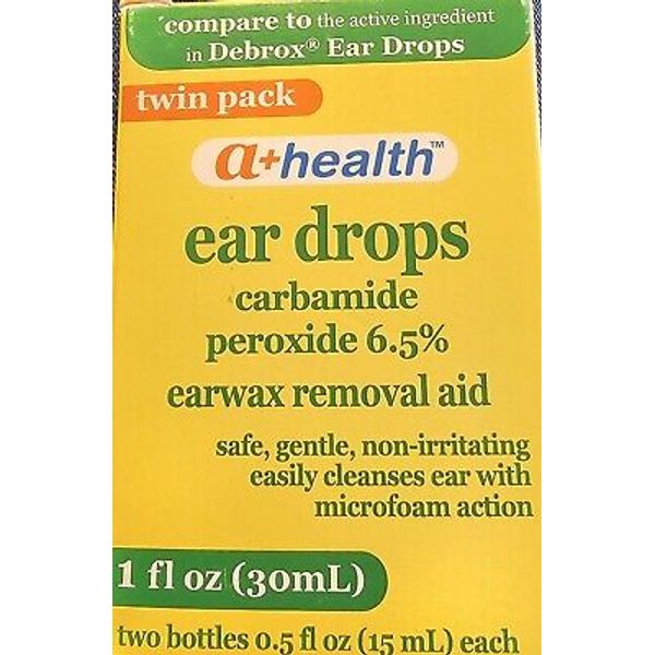 a+health Ear Drops - Earwax Removal Aid - 1 Fl. Oz